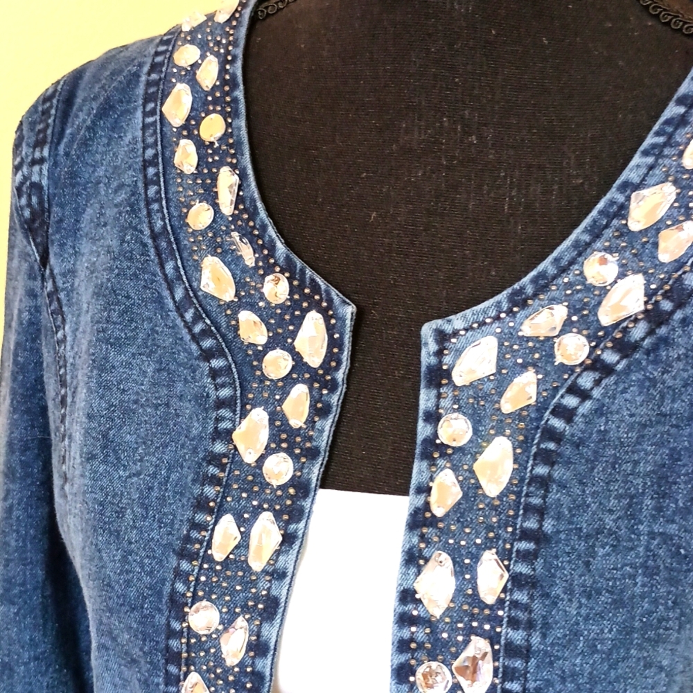 Embellished Denim Jacket - Picture 2 of 6